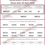 thai lottery result today